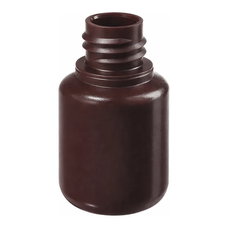 Thermo Fisher Scientific Nalgene Narrow-Mouth Opaque Amber HDPE Packaging Bottles without Closure: Bulk Pack, 30mL