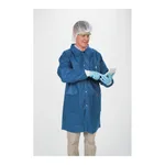 Thermo Fisher Scientific General Protection Disposable SMS Blueberry Lab Coats