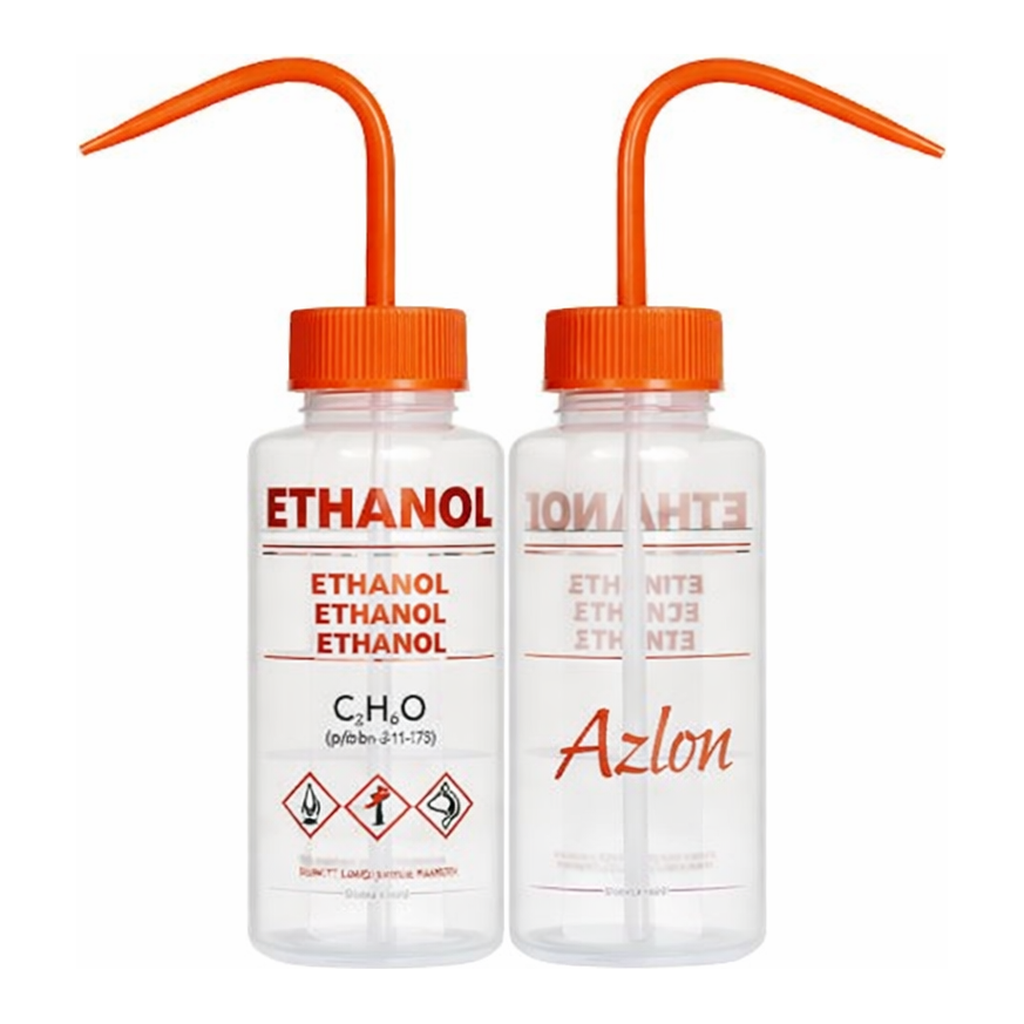 Merck AzlonÂ Multi-Lingual Unvented Wash Bottles