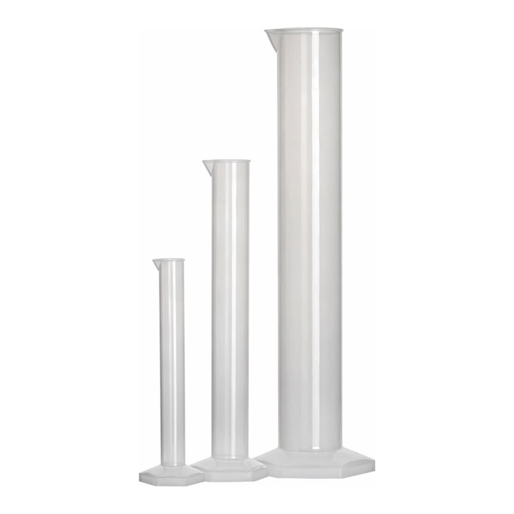 Merck Azlon Hexagonal Base Polypropylene Cylinders with Molded Graduations