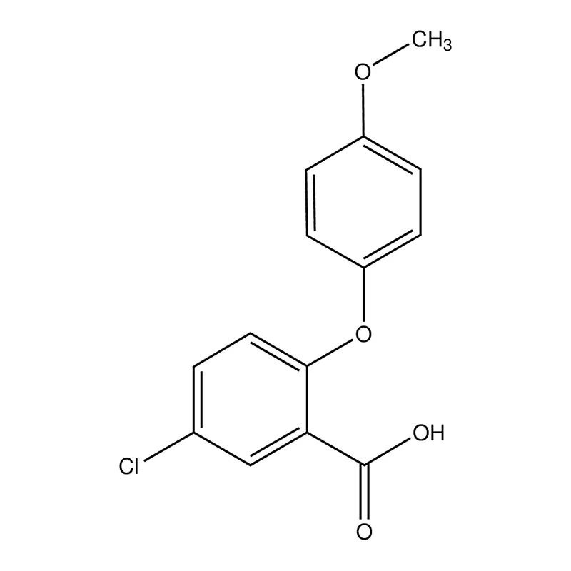 Merck 2-(4-methoxyphenoxy)-5-chlorobenzoic acid