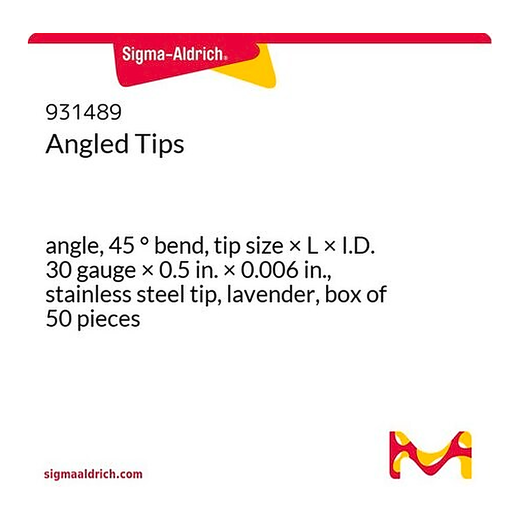 Merck Angled Tips