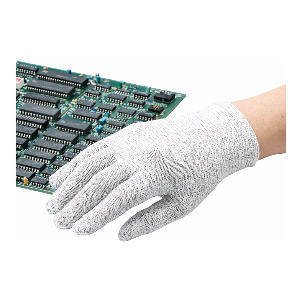 AS ONE Antistatic Line Fit Glove (Special Seamless Type), 제전피트장갑 (특수심리스타입)
