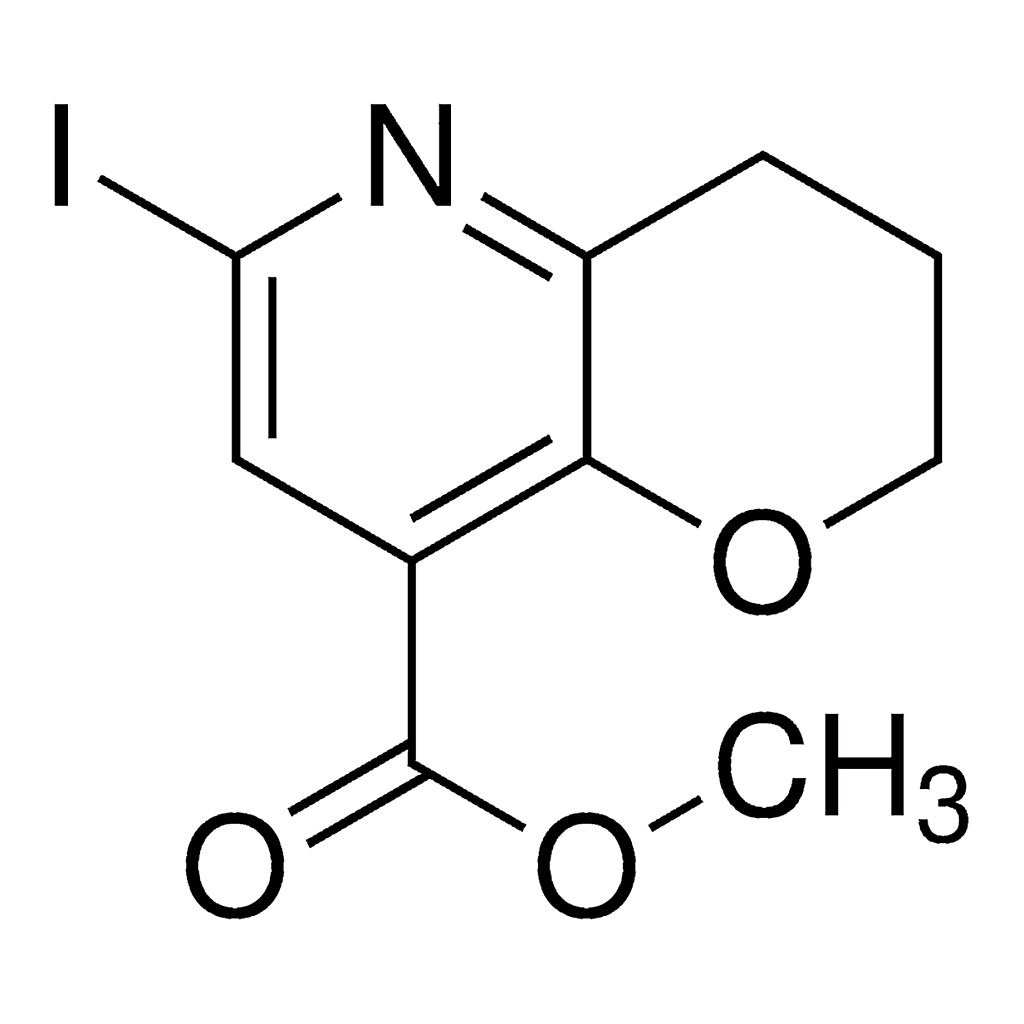 Merck Methyl 6-iodo-3,4-dihydro-2H-pyrano[3,2-b]pyridine-8-carboxylate