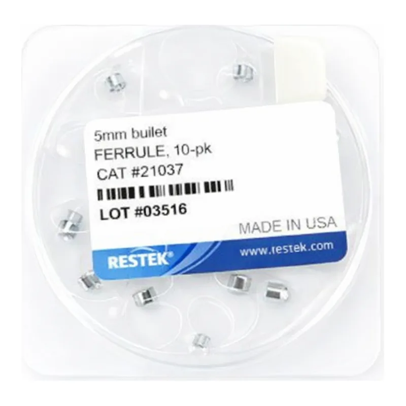 Restek Ferrule, Graphite, 0.5mm Encapsulated Ferrule Pack of 10