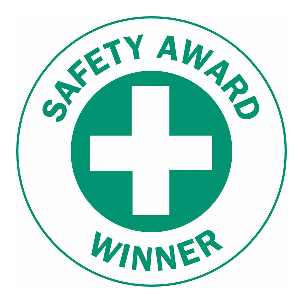 Brady SAFETY AWARD WINNER Hard Hat Labels