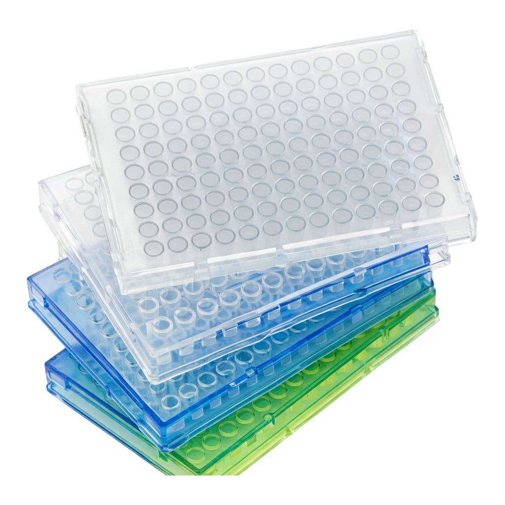 Thermo Fisher Scientific Armadillo PCR Plate, 96-well, red, semi-skirted, clear wells