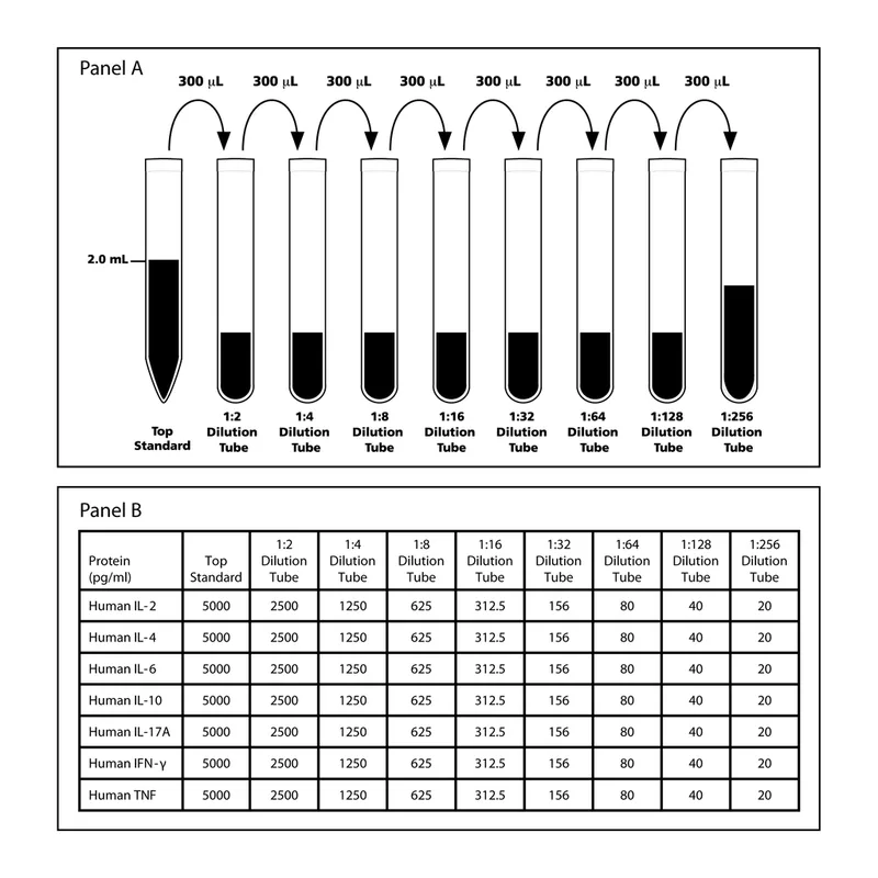 BD Human Th1/Th2/Th17 Cytokine Standards