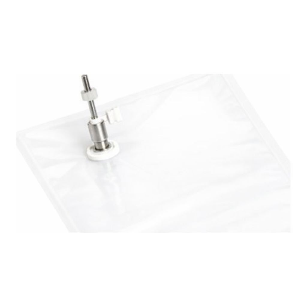 Restek Tedlar Bag, with ONLY Single Push/Pull Valve 1 Liter capacity, 7in x 7in, 10-pk