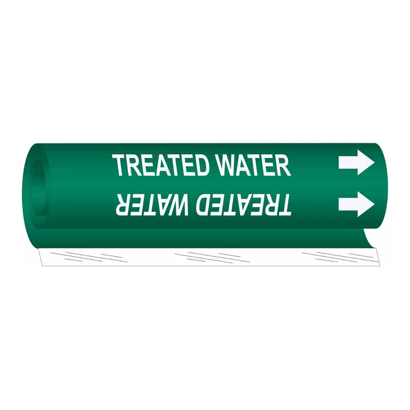 Brady TREATED WATER High Performance Pipe Marker