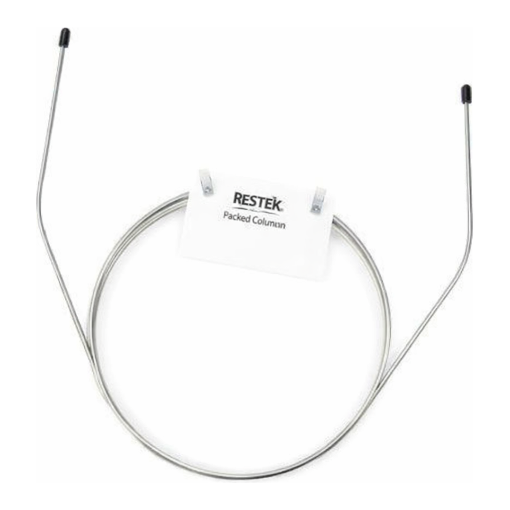 Restek Packed Column, 1% Rt-1000 Carboblk B 60/80 8', 1/8in, SS, HP