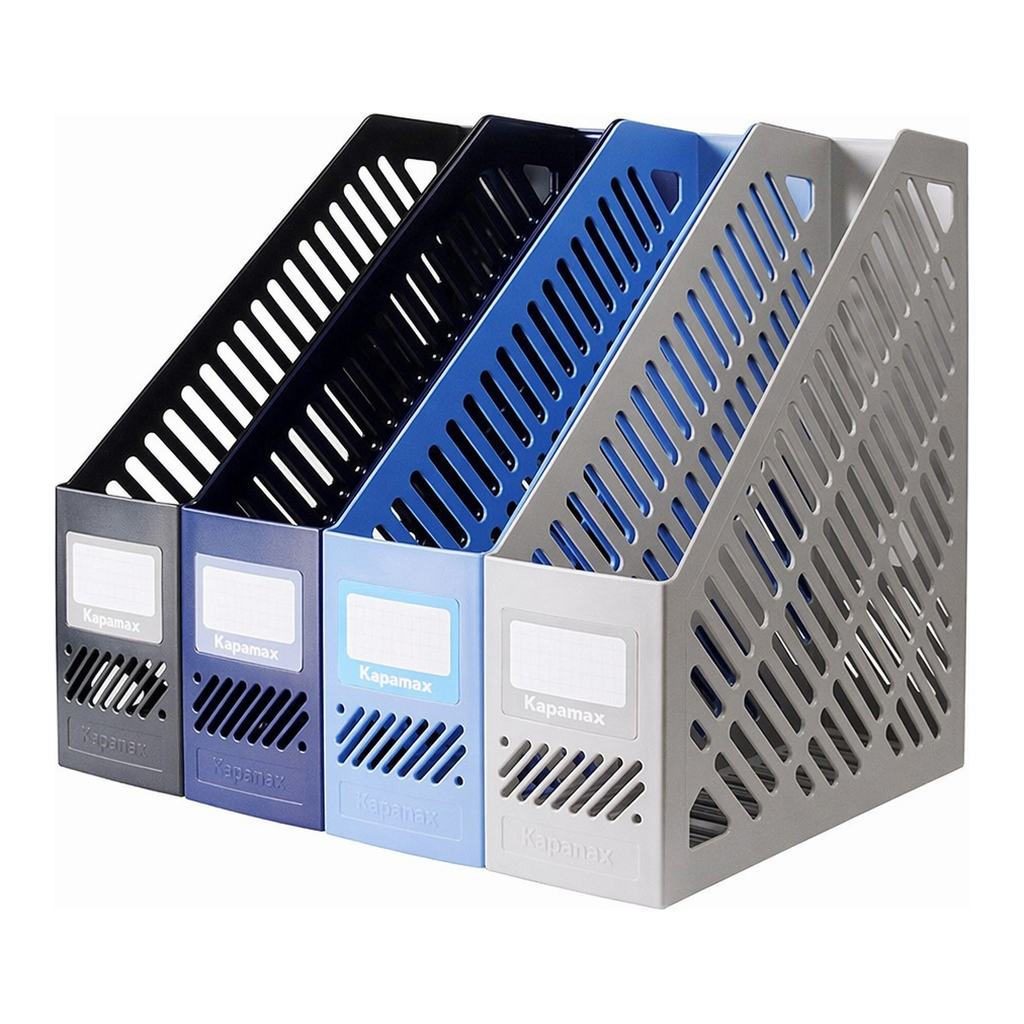 OFFICENEX [P]카파맥스 고정식화일꽂이(군청/86Wx250Dx295Hmm)