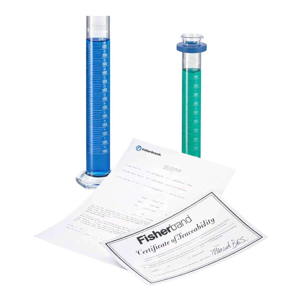 Thermo Fisher Scientific Serialized Class A Graduated Cylinders with Certificate of Calibration