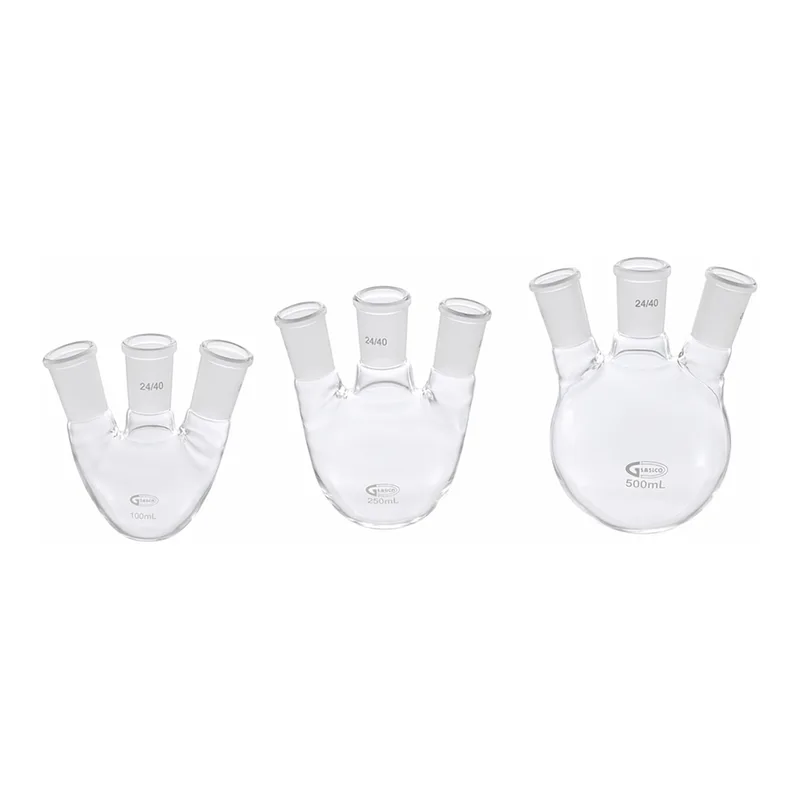 AS ONE Round Bottom Flask, 3-Angle Neck, 둥근 플라스크(3구)