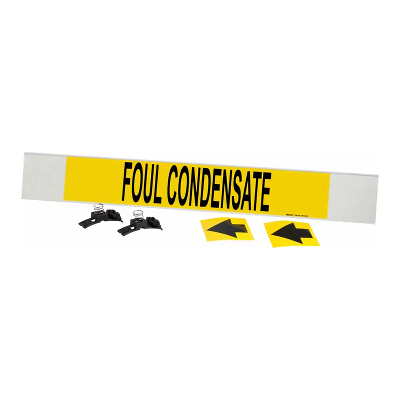 Brady FOUL CONDENSATE High Performance Pipe Marker