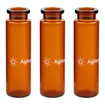 Agilent Vial,HS,crimp,RB,20ml,ambr,cert,100PK