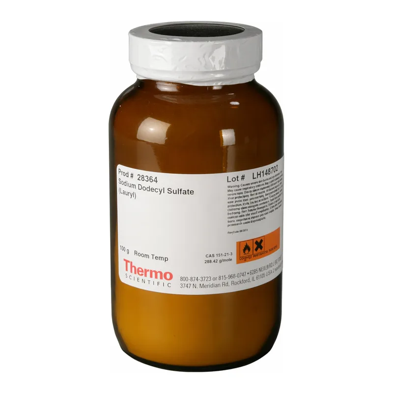 Thermo Fisher Scientific Sodium Dodecyl Sulfate (SDS), Lauryl, 100 g