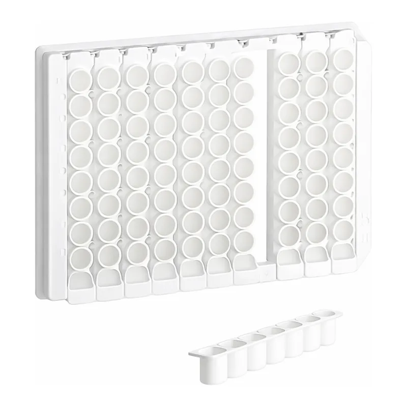 Greiner Bio One STRIP PLATE, 12xF8, PS, F-BOTTOM,WHITE, LUMITRAC, HIGH BINDING, 10 PCS./BAG