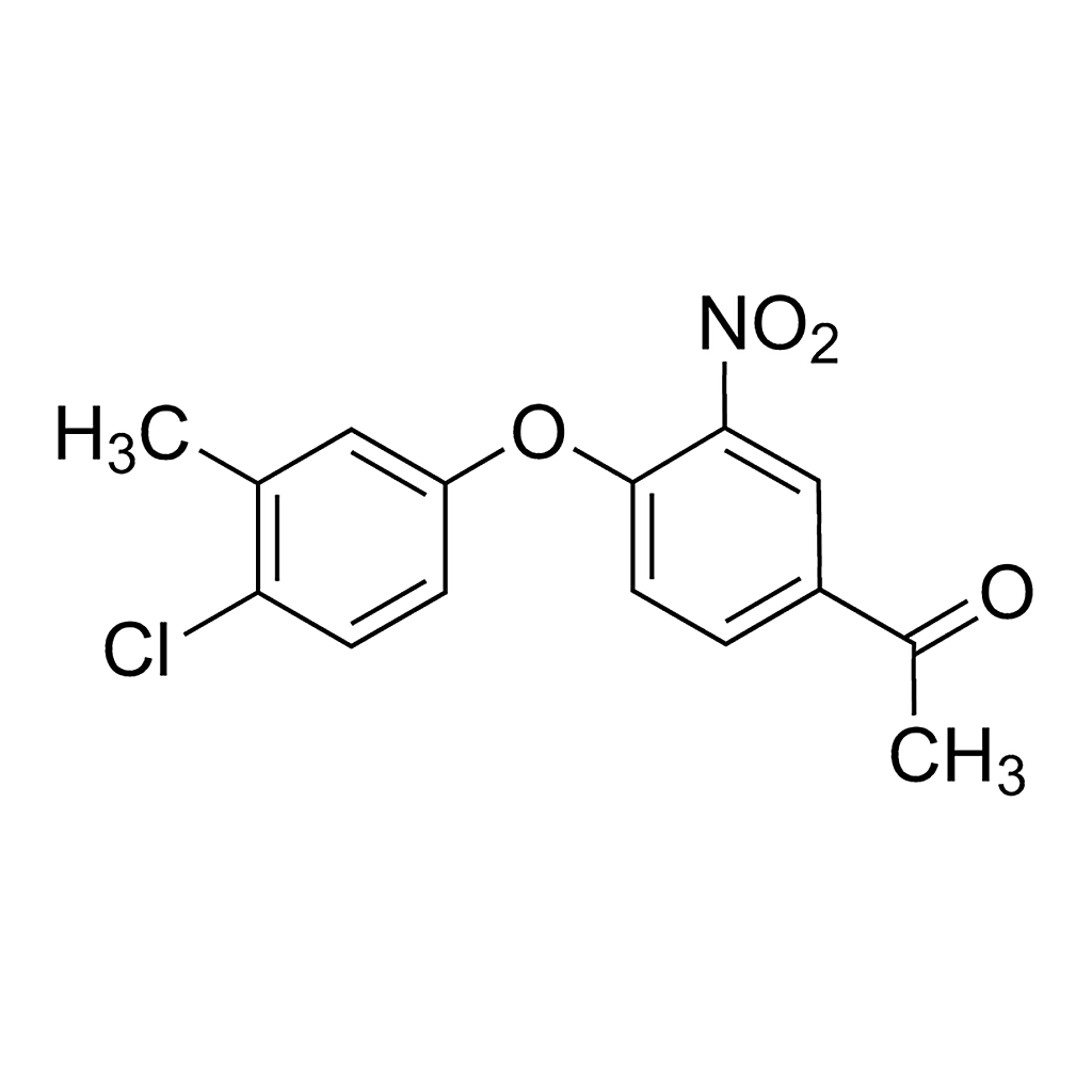Merck 1-(4-(4-Chloro-3-methylphenoxy)-3-nitrophenyl)ethanone
