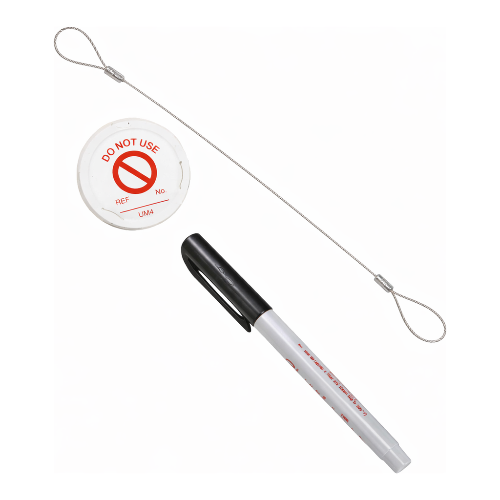 Brady Universal Tag HOLDER With 6" STEEL STRAPS KIT