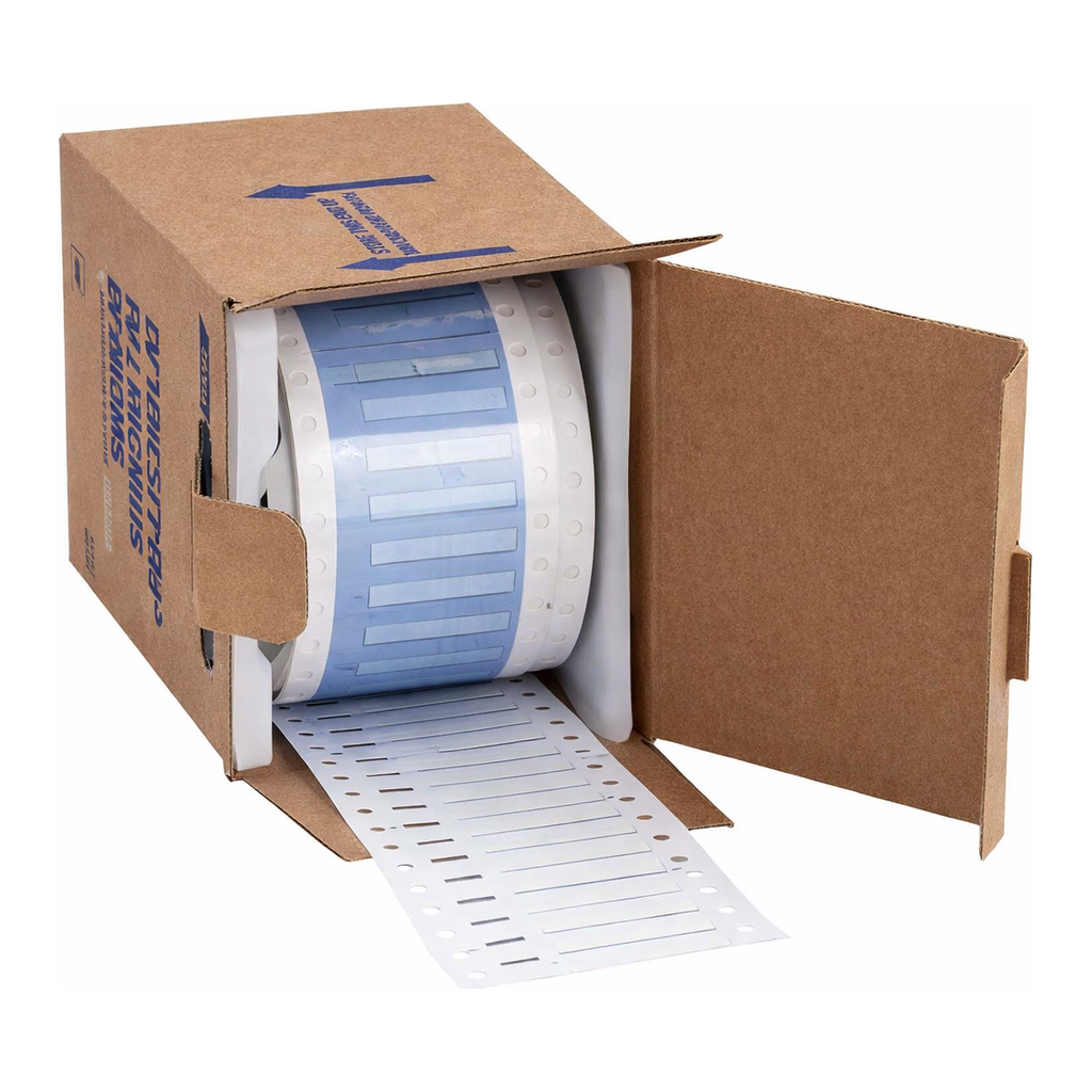 Brady PermaSleeve Heat Shrink Wire and Cable Labels, 3/32" Dia, for 3" Core Printers