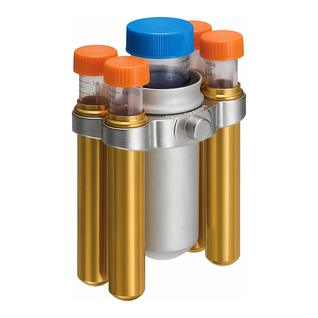 AS ONE Violamo General-Purpose Centrifuge Bucket for Ts-7c 50mL Centrifuge Tube x 4 + 15mL Centrifuge Tube x 16　7M5015-1