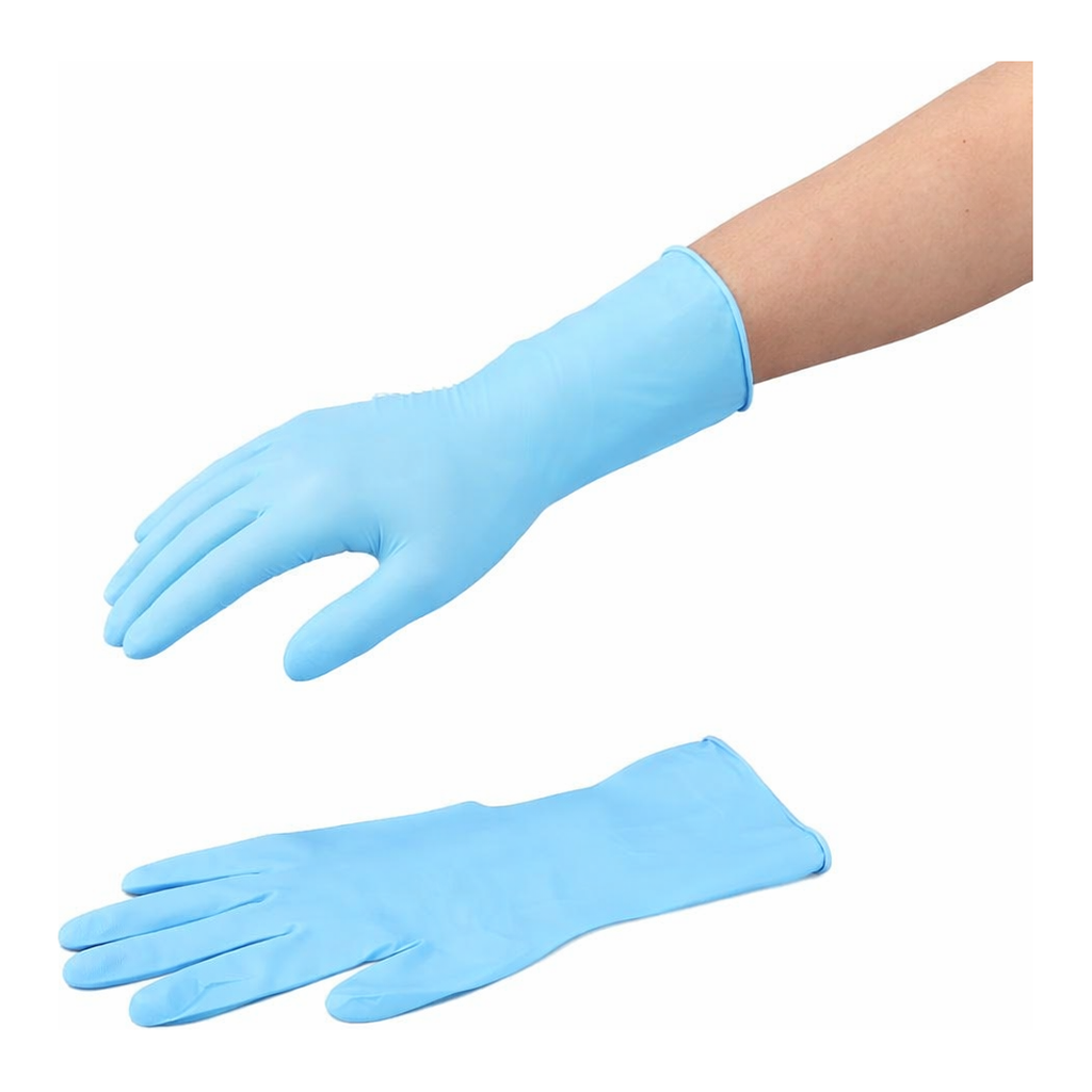 AS ONE SANIFOODS Nitrile Long Gloves L 100 Piecesand others