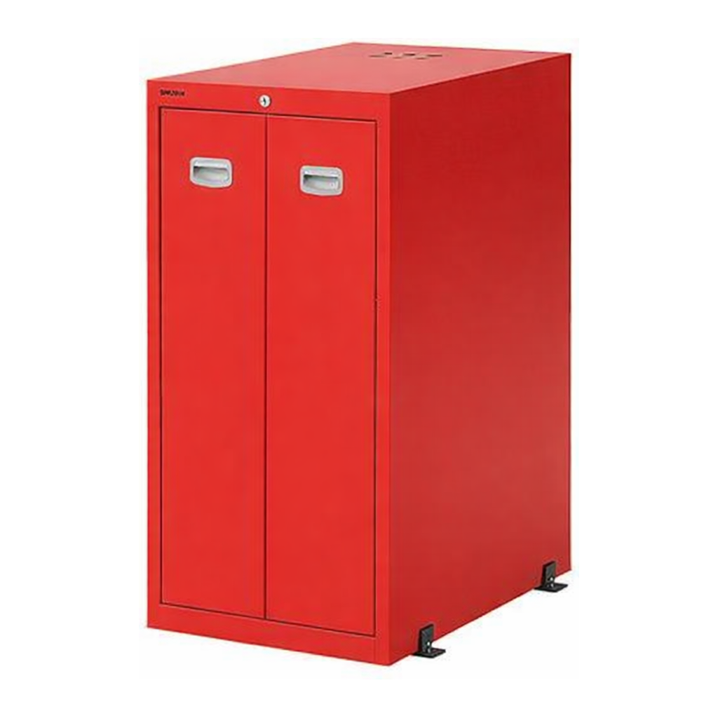 AS ONE Earthquake-Resistant Chemical Closet (Made Of Steel) 450 x 700 x 900 Yellowand others