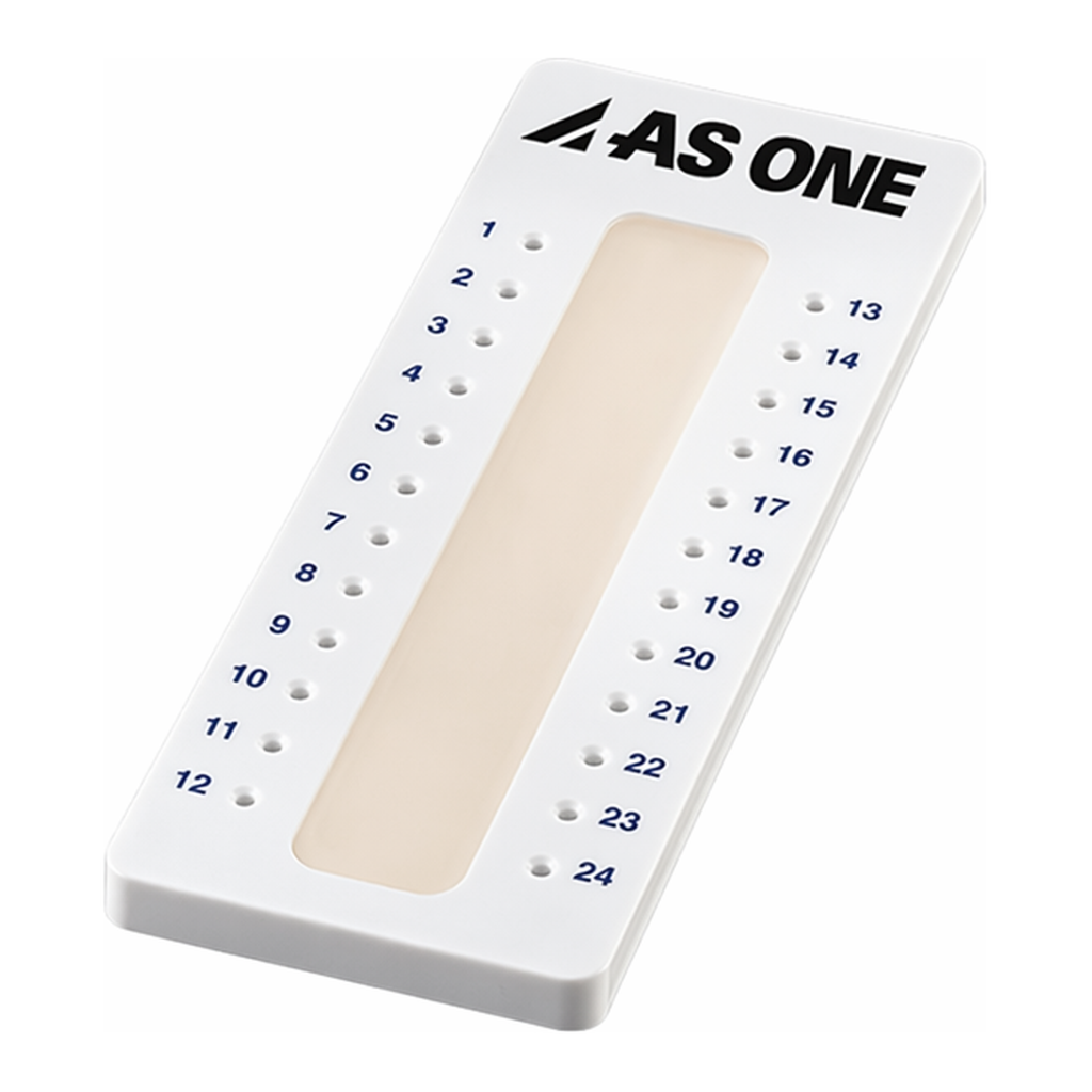 AS ONE Wax Microplate (24 Stands) For Hematocrit Tube, 10  Pieces