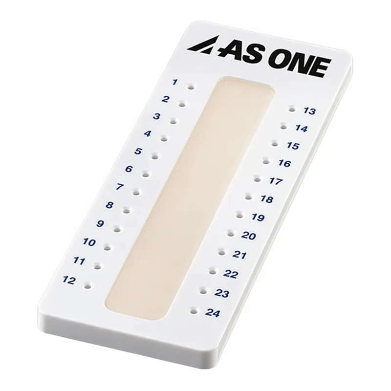 AS ONE Wax Microplate (24 Stands) For Hematocrit Tube, 10 Pieces