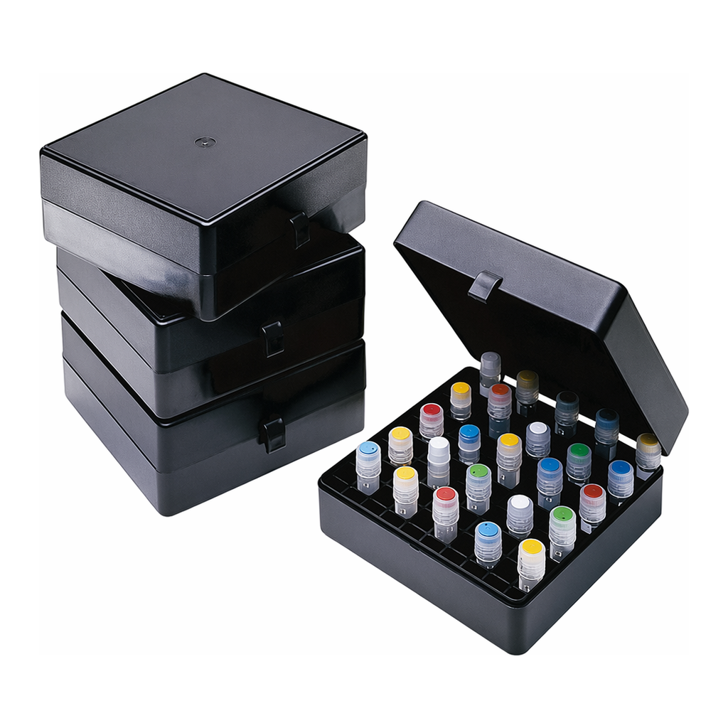 AS ONE Shading Plastic Cryo Box 100 Pcs Storage 5 Pcs　06755-21