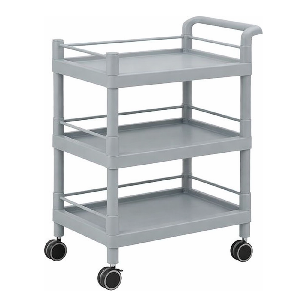 AS ONE Mobile Storage Cart (Guard Frame, with Handle) 3 Sages 705 x 447 x 920　MSO21H