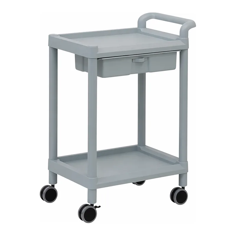 AS ONE Mobile Storage Cart 2 Stages 598 x 368 x 839 (Including Drawer, Handle) MSO11C