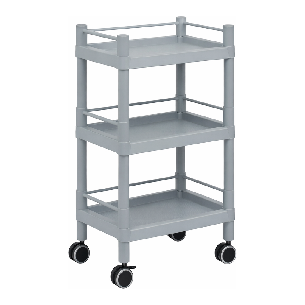 AS ONE Mobile Storage Cart 3 Sages 540 x 370 x 875 (With Guard Frame)　MSO11F
