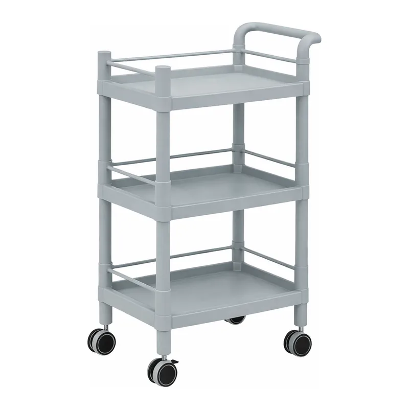 AS ONE Mobile Storage Cart 3 Sages 610 x 370 x 885 (With Guard Frame And Handle) MSO11H