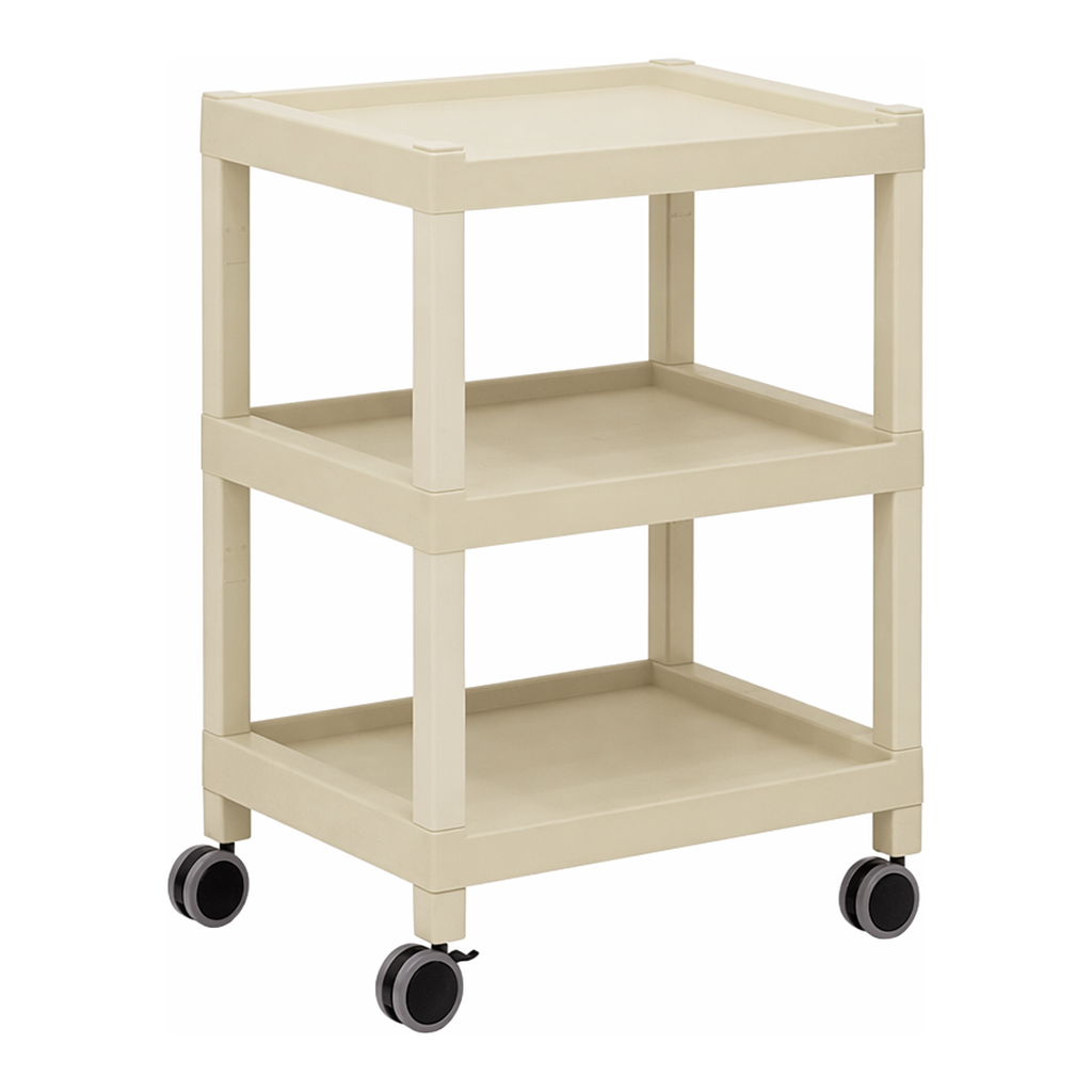 AS ONE Mobile Cart (Rectangular Column Type) 3 Sages 675 x 435 x 850　MC42