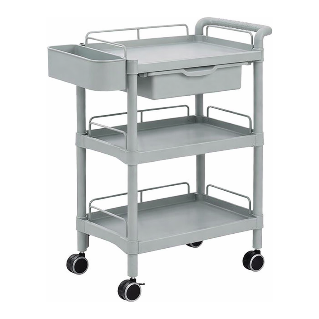 AS ONE Mobile Pocket Cart (With Drawer) 3 Sages 650 x 410 x 867　MP61BG