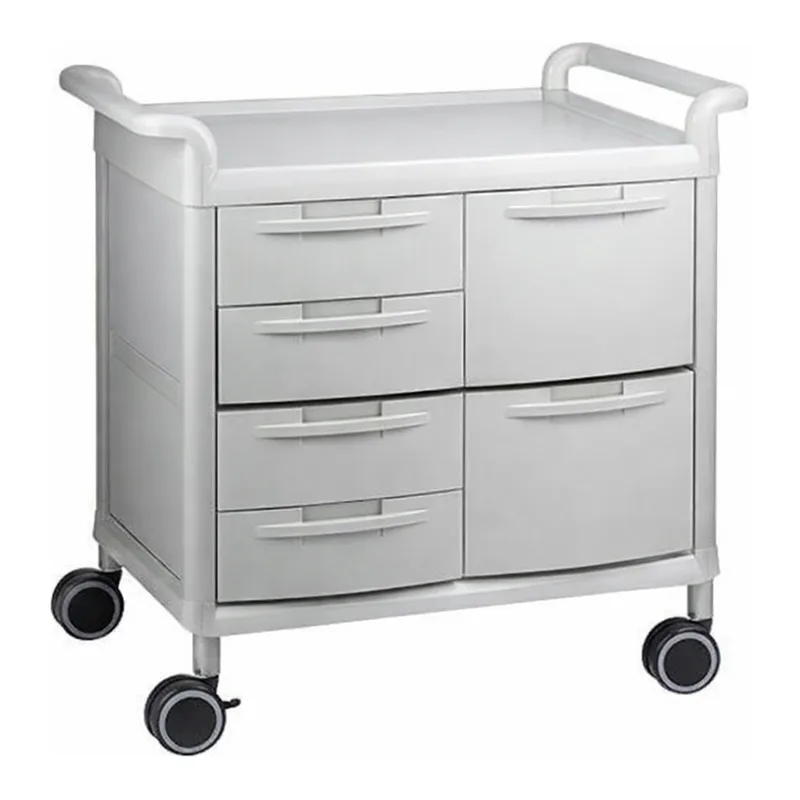 AS ONE Mobile Store Cart (Storage Case Included) Shallow Type 4 Pieces, Deep Type 2 Pieces MS24G