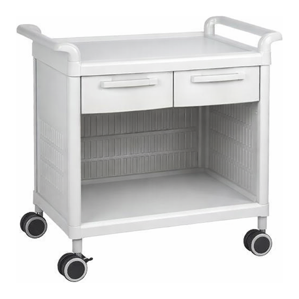 AS ONE Mobile Store Cart (Storage Case Included) Shallow Type 4 Pieces　MS24H
