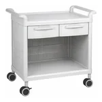 AS ONE Mobile Store Cart (Storage Case Included) Shallow Type 4 Pieces MS24H
