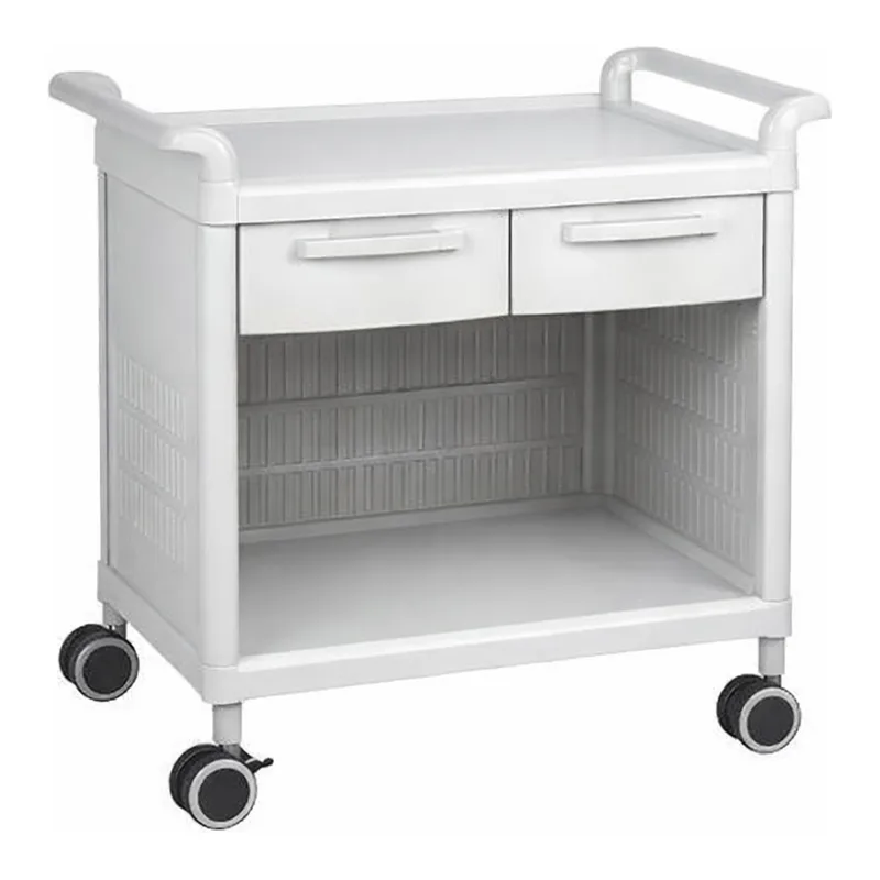 AS ONE Mobile Store Cart (Storage Case Included) Shallow Type 4 Pieces MS24H