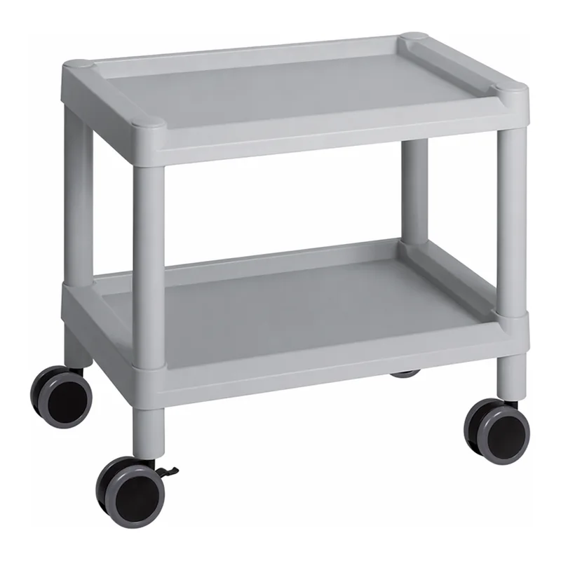 AS ONE Mobile Cart (Low-Floor Type) 532 x 368 x 500 Gray MC10