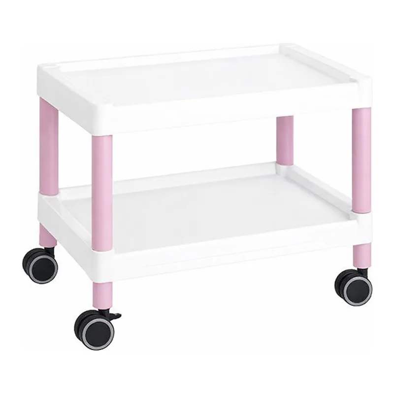 AS ONE Mobile Cart (Low-Floor Type) 645 x 447 x 492 Pink MC20
