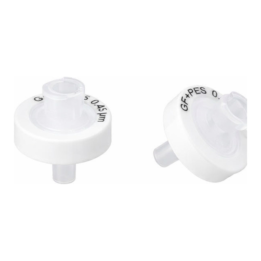 AS ONE Syringe Filter (With Pre-Filter) PES (Polyethersulfone) Φ13mm/0.45μmand others