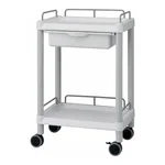 AS ONE Mobile Easy Cart (Wiith Guard Frame: Gray) 2 Stages 532 x 368 x 819 Wiith Drawer ME11EH