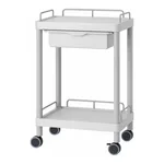 AS ONE Mobile Easy Cart (Wiith Guard Frame: Gray) 2 Stages 651 x 447 x 810 Wiith Drawer ME21EH