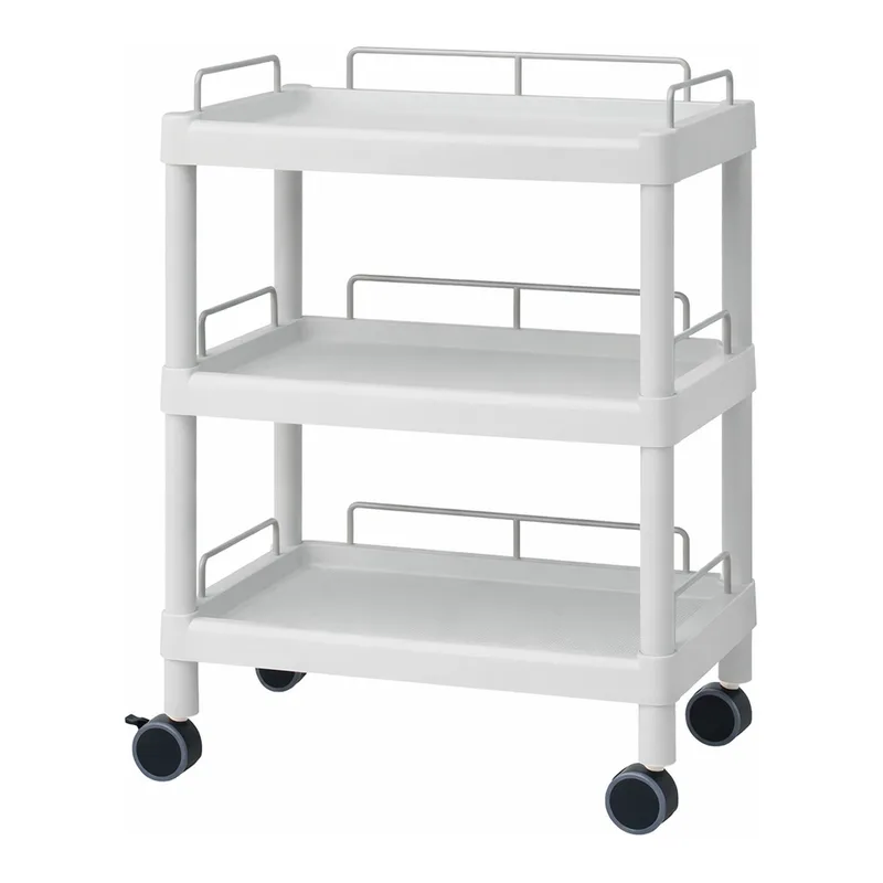 AS ONE Mobile Easy Cart (Wiith Guard Frame: Gray) 3 Sages 651 x 447 x 830 ME21F