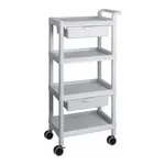 AS ONE Mobile Easy Cart (Tall Type/Regular 31) Gray 4 Stages Wiith Drawer ME31F