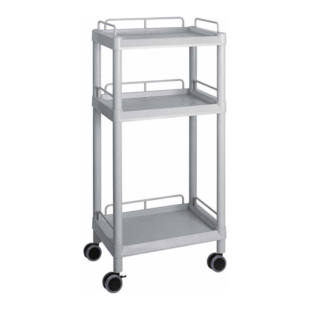 AS ONE Mobile Easy Cart (Tall Type/Regular 31) Gray 3 Sages Wiith Guard Frame　ME31G