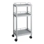 AS ONE Mobile Easy Cart (Tall Type/Regular 31) Gray 3 Sages Wiith Guard Frame ME31G